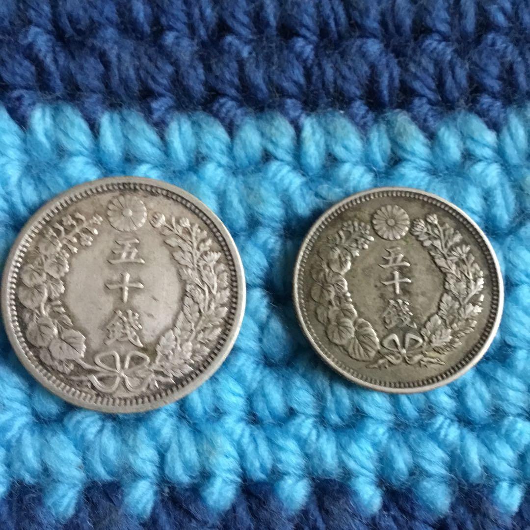 銀製旧貨幣5枚セット - メルカリ