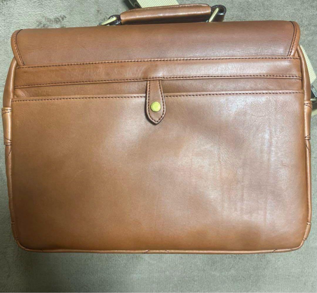 本革　ビジネスバッグ　新品未使用　定価6万超　シルバーレイク