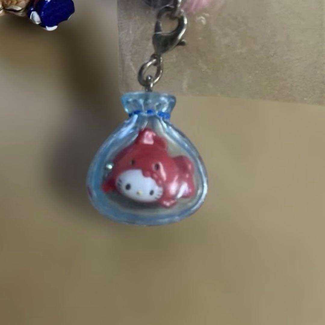 新品❤️ストラップ　キティ　風鈴　たい焼き 提灯　金魚　平成　レトロ　激レア