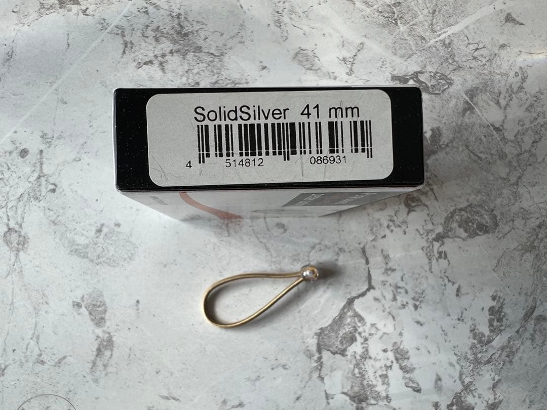 lafreQue リーフレック 41㎜ ソリッドシルバー 固定用55㎜ゴム付