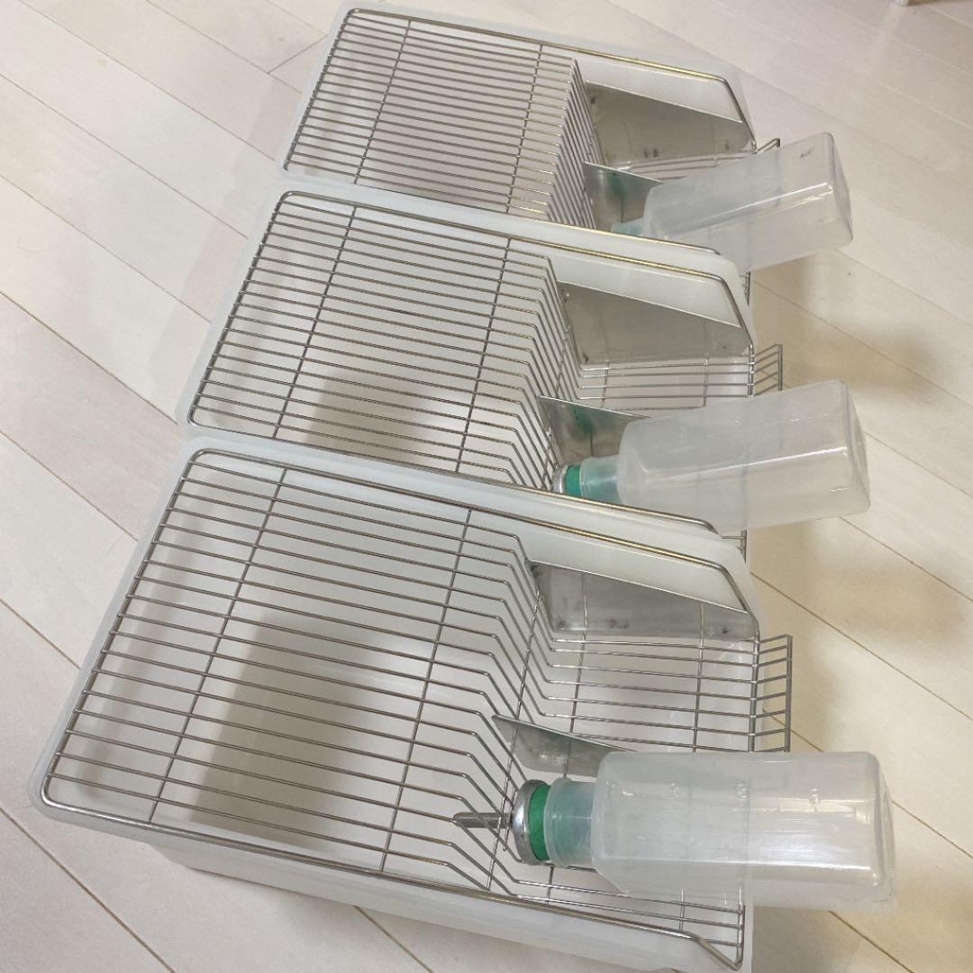 マウス ラット 飼育ケージ 3点セット 実験動物用 新品