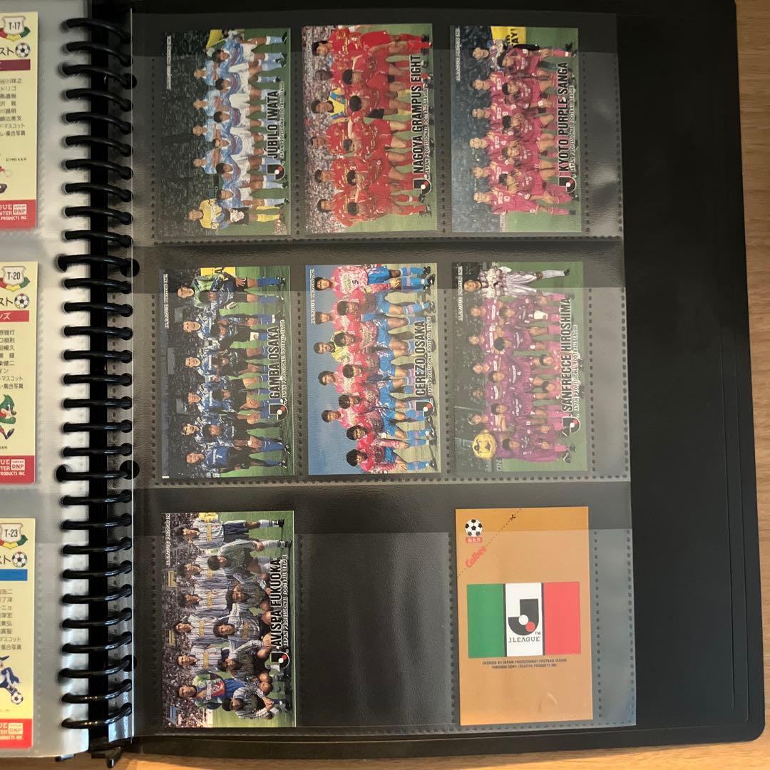 96カルビーJリーグカード レギュラーコンプリートセット344枚+35枚 96