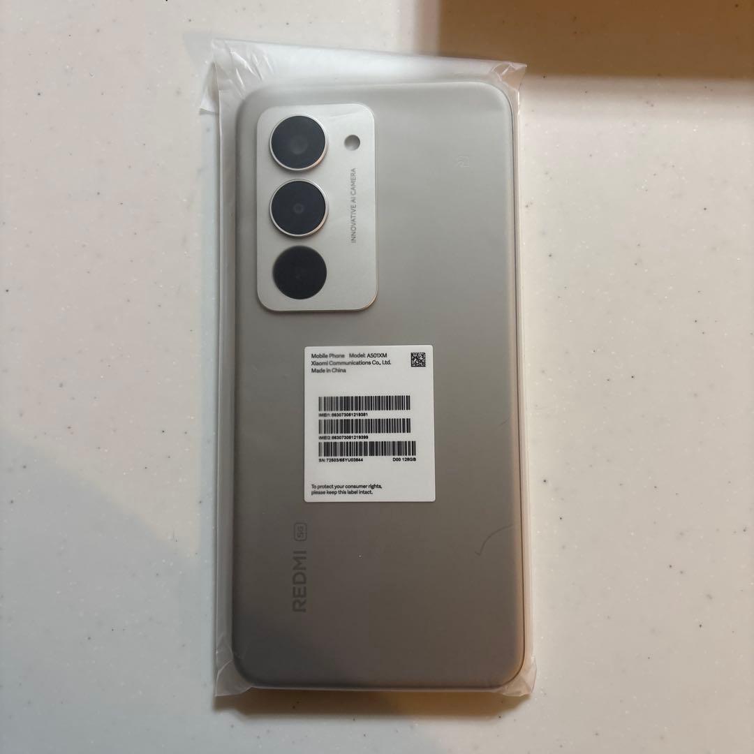 未使用 REDMI 15 5G スマホ チタングレー4GB/128GB - メルカリ