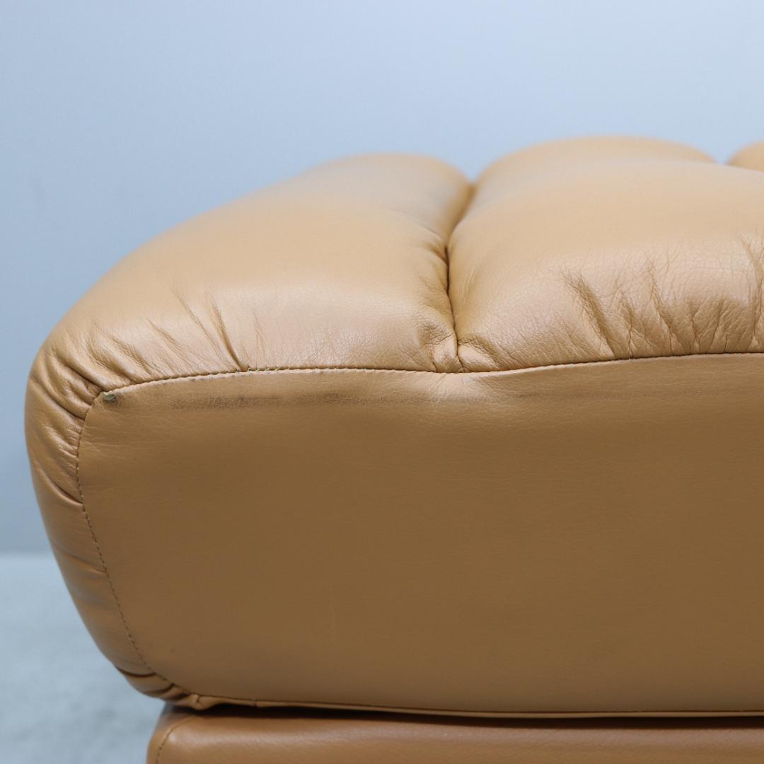 desede デセデ オットマン 総革 キャメル ソファ