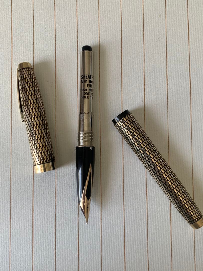 シェーファー インペリアル 14Kペン先 ゴールド 万年筆（コンバーター