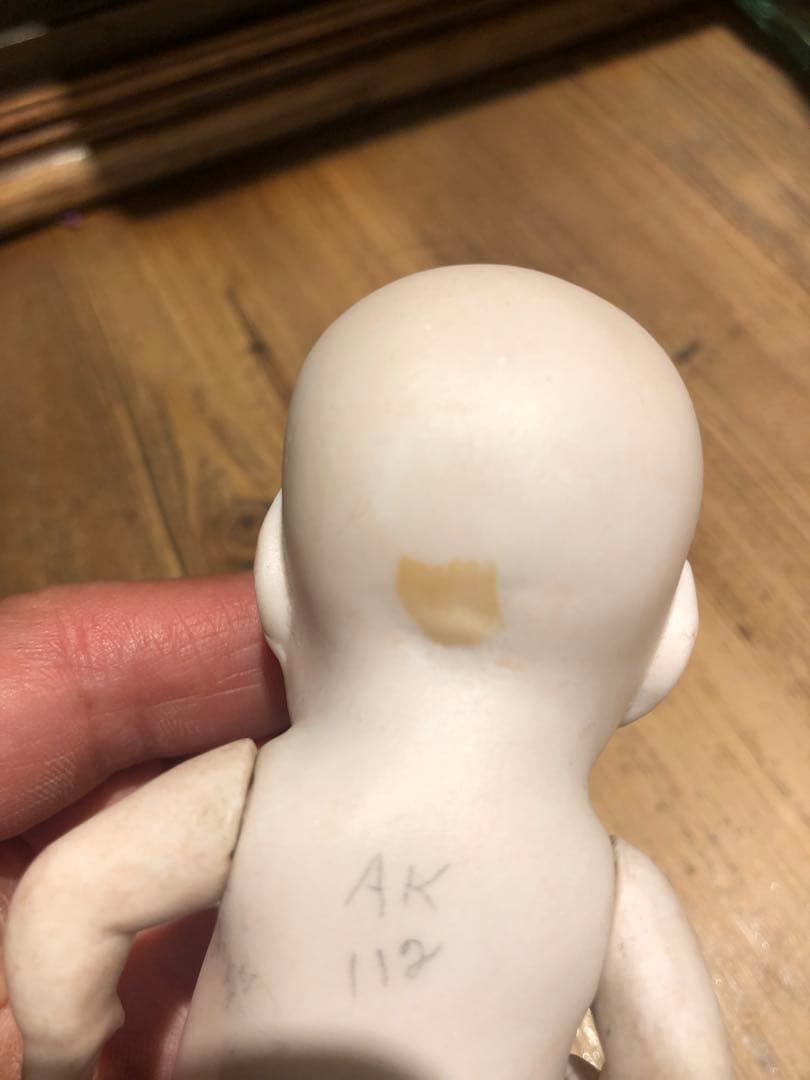 ビンテージ デビル 悪魔 キューピー アンティーク ビスクドール ローズ