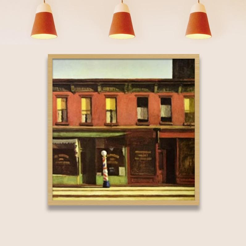 特別額装品/Early Sunday Morning/エドワードホッパー/アート ホッパー