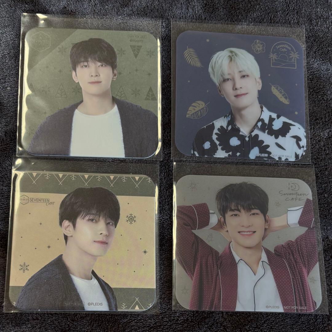 SEVENTEEN CAFE セブチカフェ コースター メッセージカード ウォヌ
