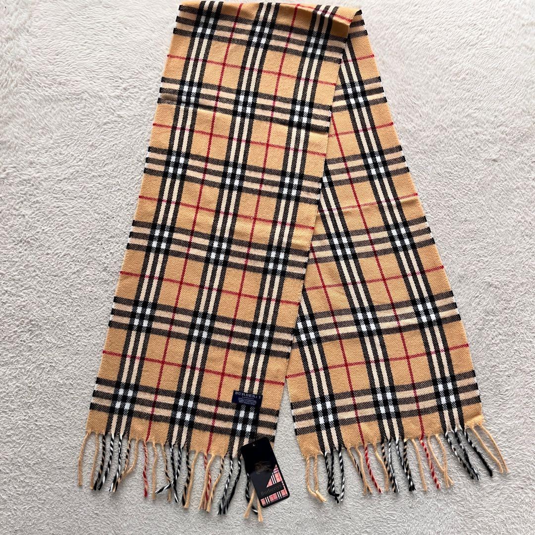 新品未使用✨BURBERRY バーバリー マフラー カシミヤ ノバチェック