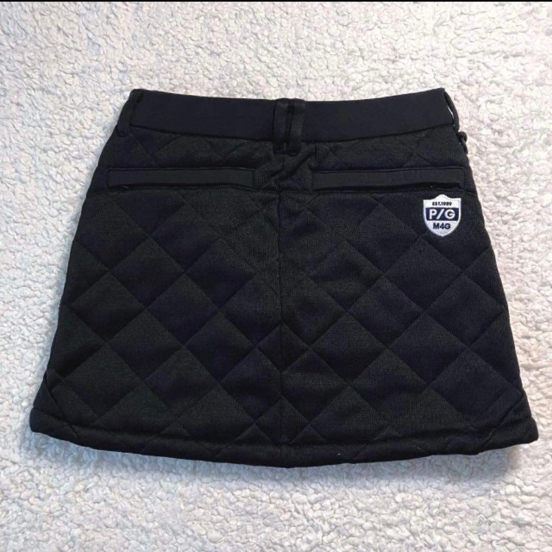 【タグ付新品】パーリーゲイツ ニットフリース×DIAPLEX スカート 0