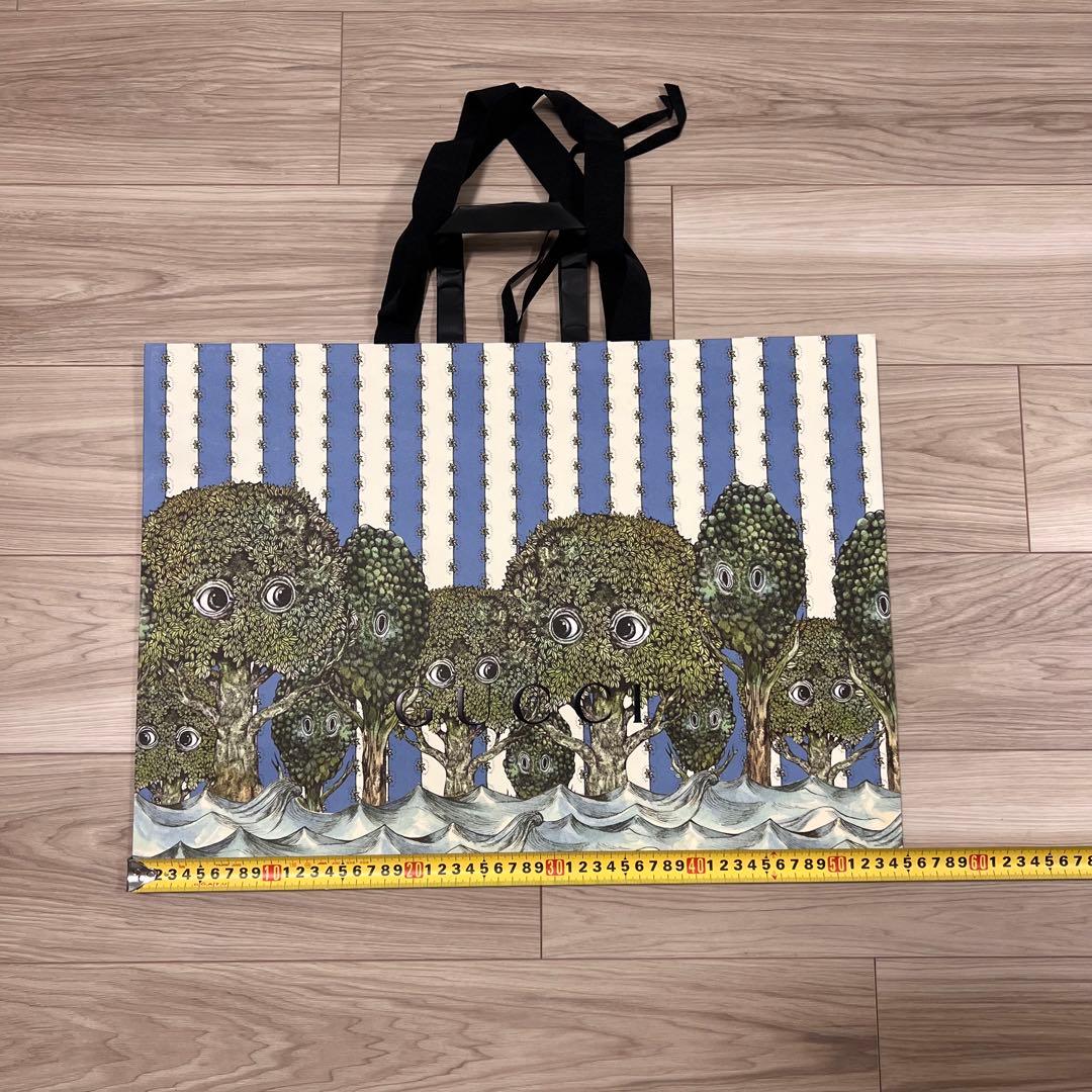 グッチGUCCI×ヒグチユウコ マチ20cm ショッパー紙袋 ショッピングバッグ
