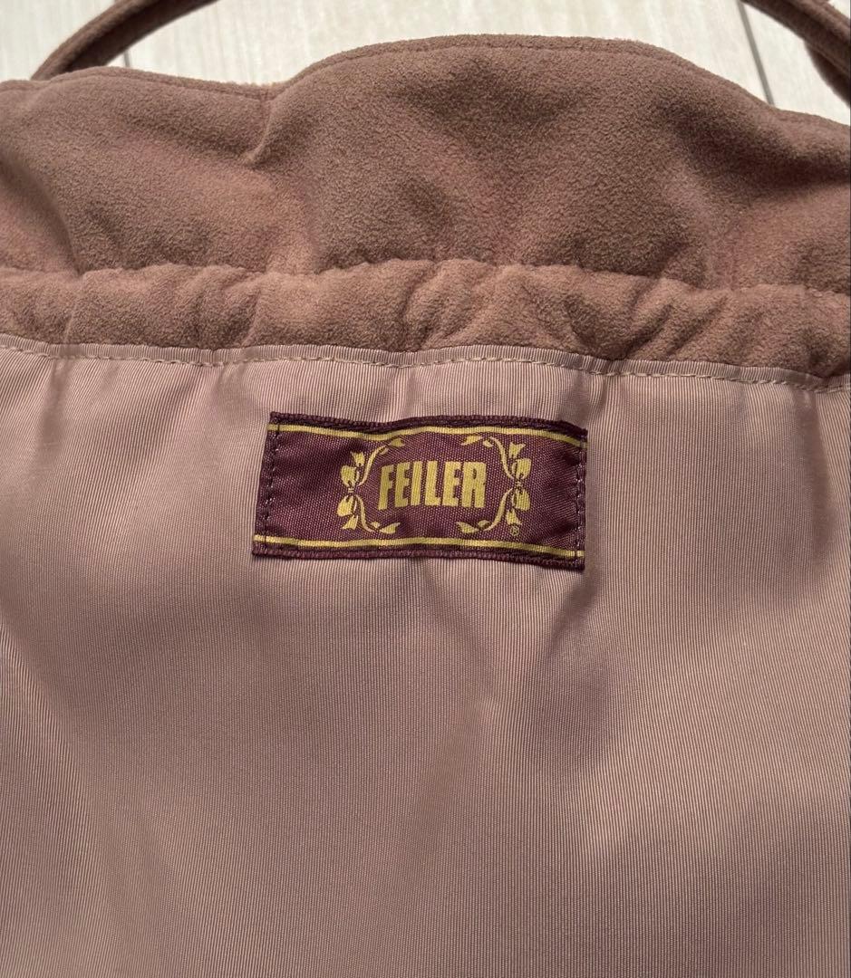 FEILER ハイジ 巾着ショルダーバッグ ベージュ