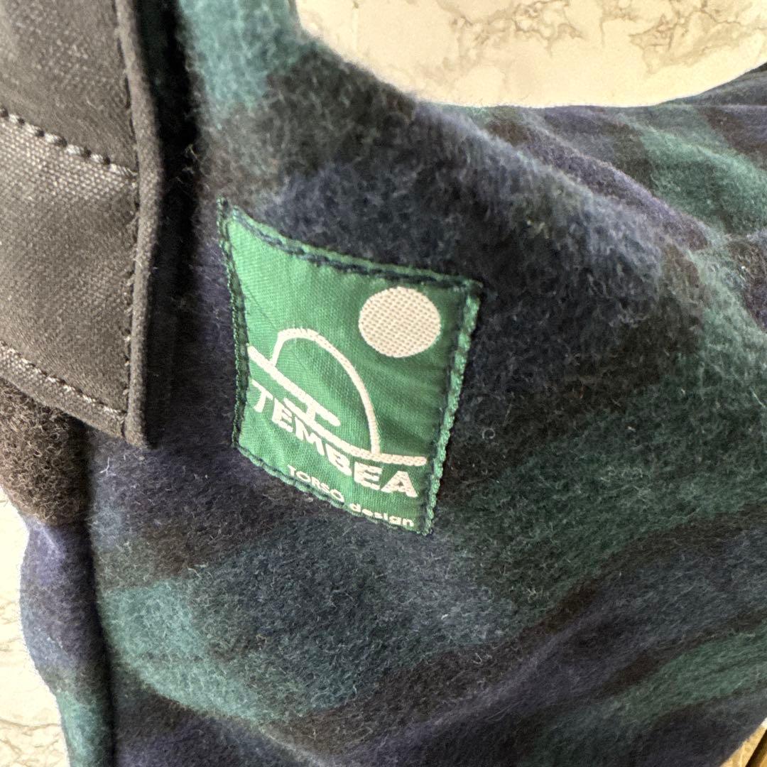 TEMBEA テンベア 日本製 ブラックウォッチ ウール メッセンジャーバッグ