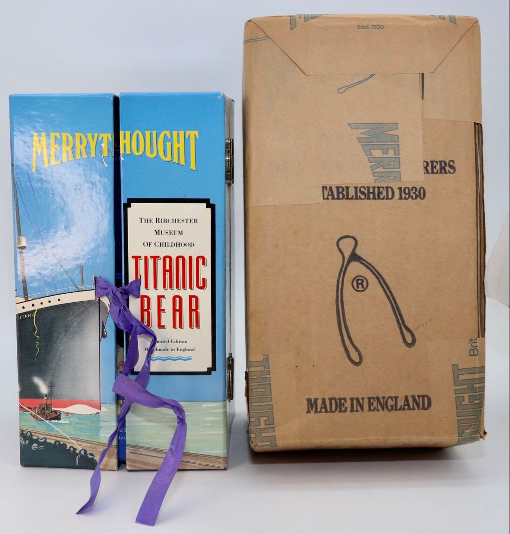 Merrythought タイタニックベア 限定版NO，0002 / 5,000