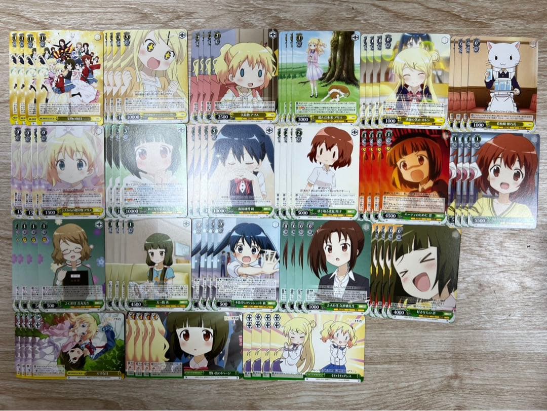 ヴァイスシュヴァルツ きんいろモザイク TDノーマル4コン込RR以下4コン