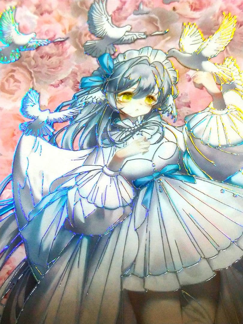 J434＃青鸟之语(镭射银)遇光切り売り海外人物マステ女の子