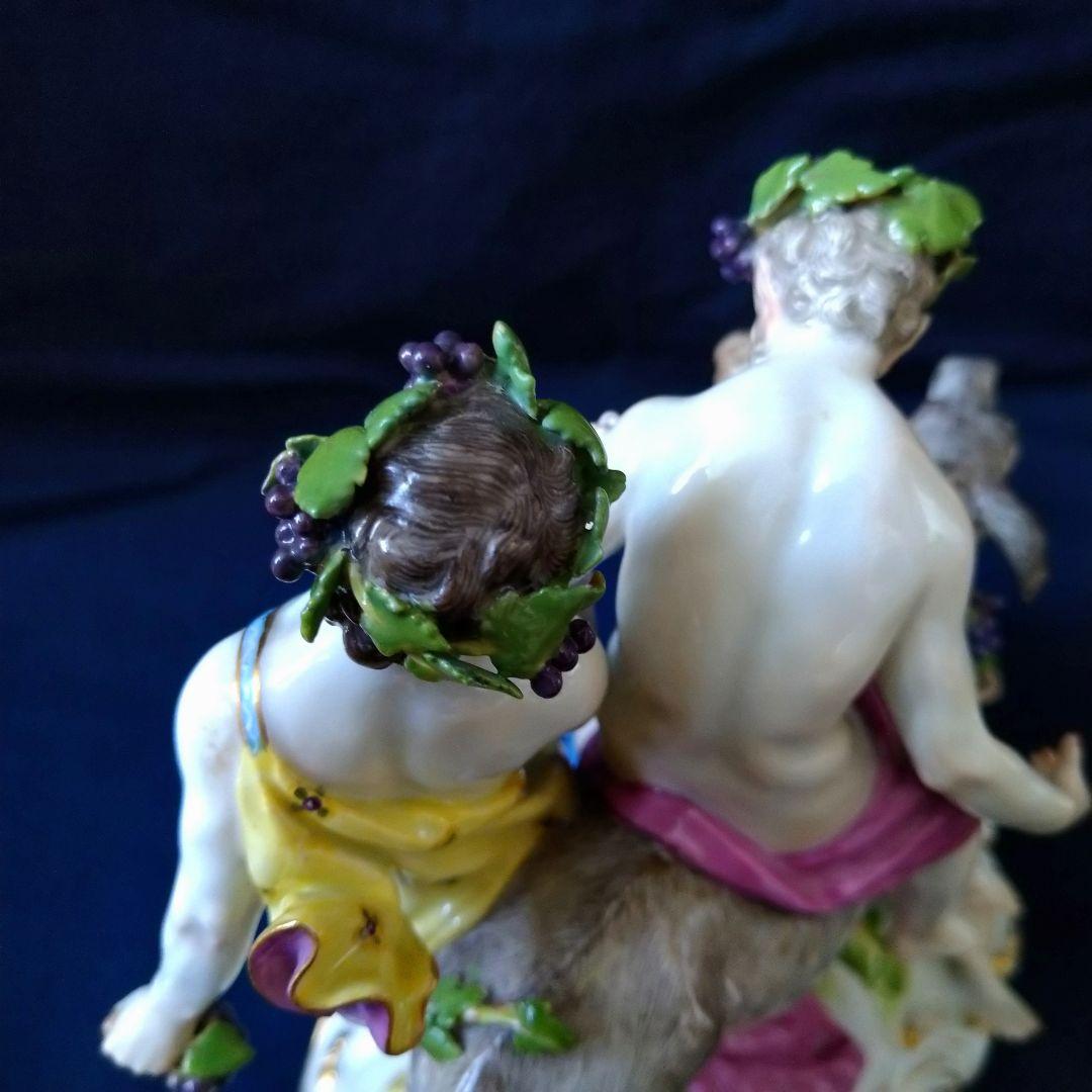 ✤1924年以前マイセン（Meissen）『ロバに乗るシレナス』 - メルカリ
