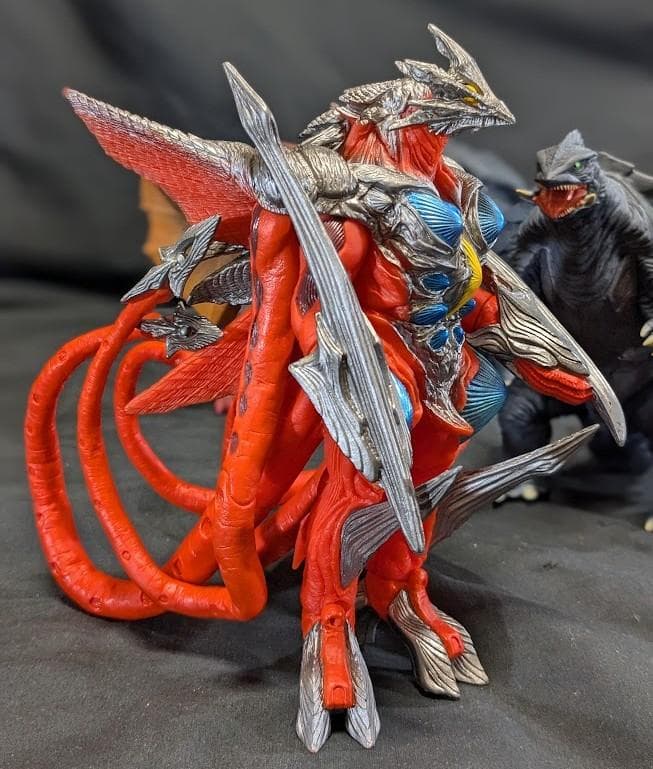 【gjgj】平成ガメラ＆ギャオス＆イリス（バンダイ）４体セット