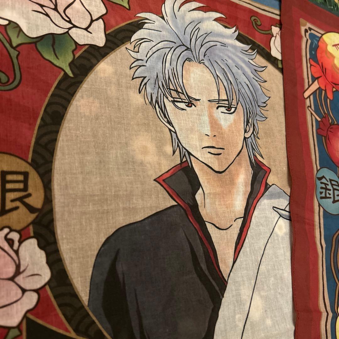 銀魂 入れ替わり編 大判ハンカチ 坂田銀時 土方十四郎 レア