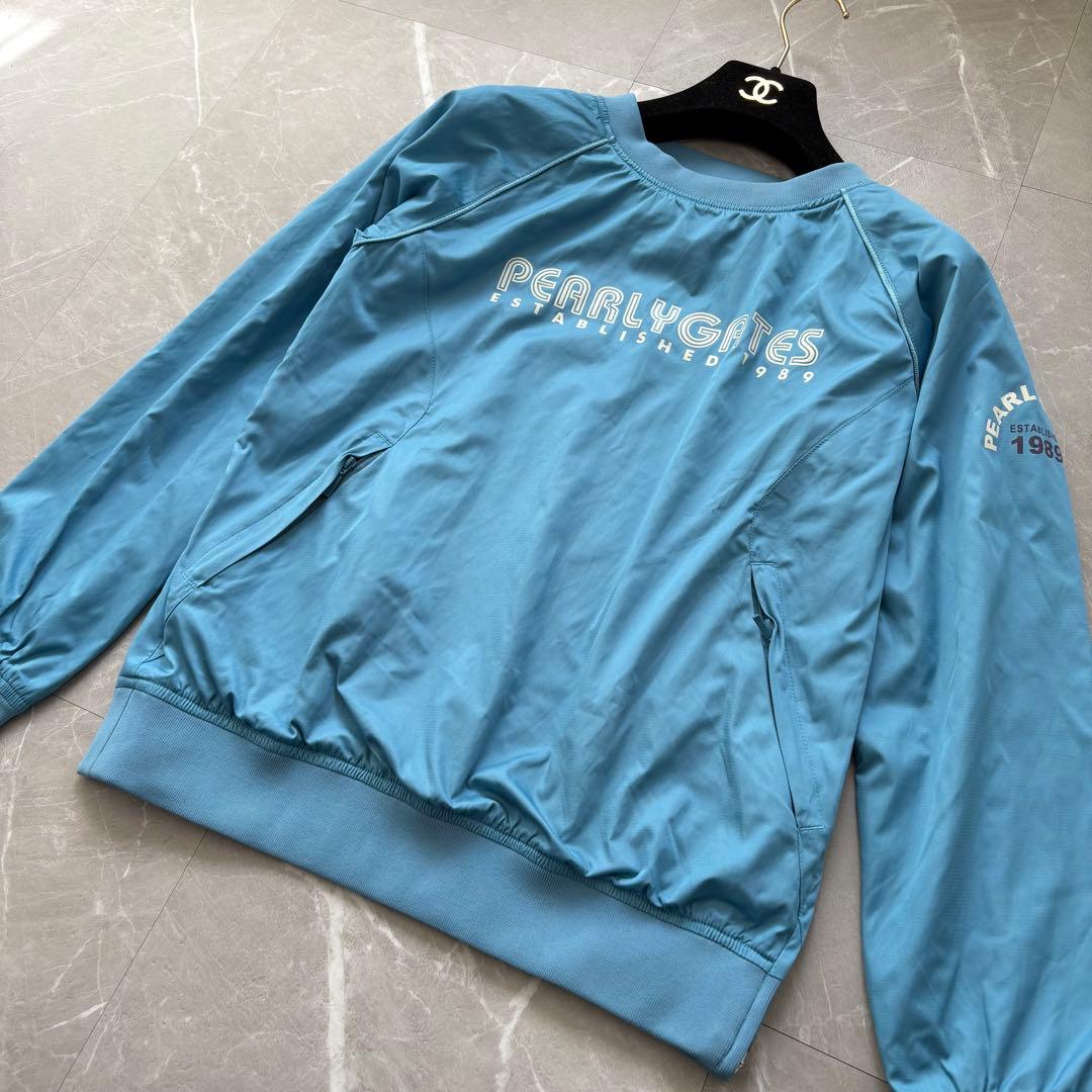 PEARLY GATES パーリーゲイツ　スニード　ナイロン　水色　ゴルフ　M