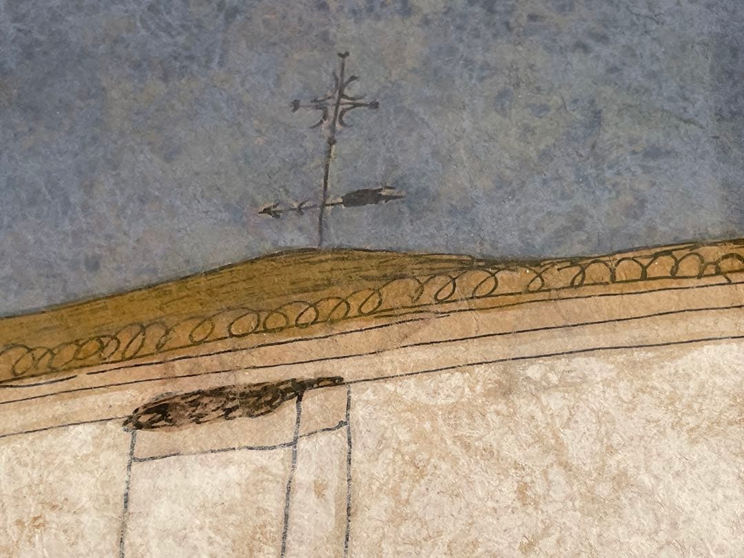 画家　児山重芳　Ermita de la Veracruz スペイン　絵画　額入