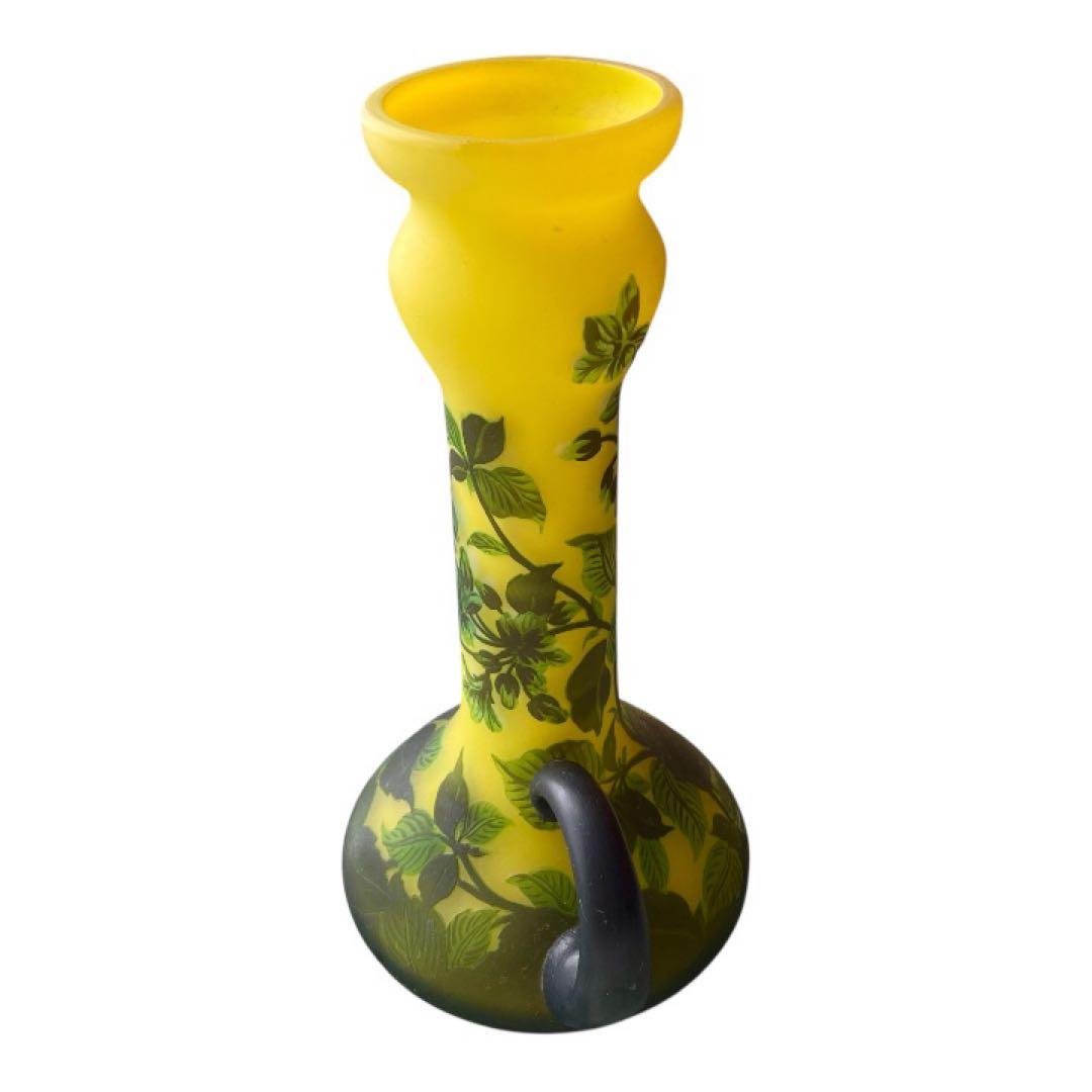 アール・ヌーヴォー風 花瓶 ガレ風 アンティーク ヴィンテージ レトロ