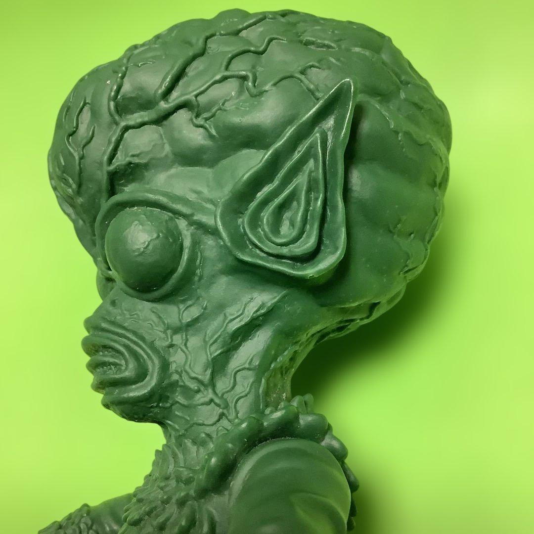 ビリケン商会★ソフビ★ガレージキット★大頭人★ハマハヤオ★暗闇の悪魔★組み立て済