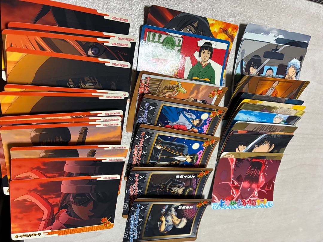 銀魂 クリアカード ウエハース ステッカー カードダス まとめ売り 417枚