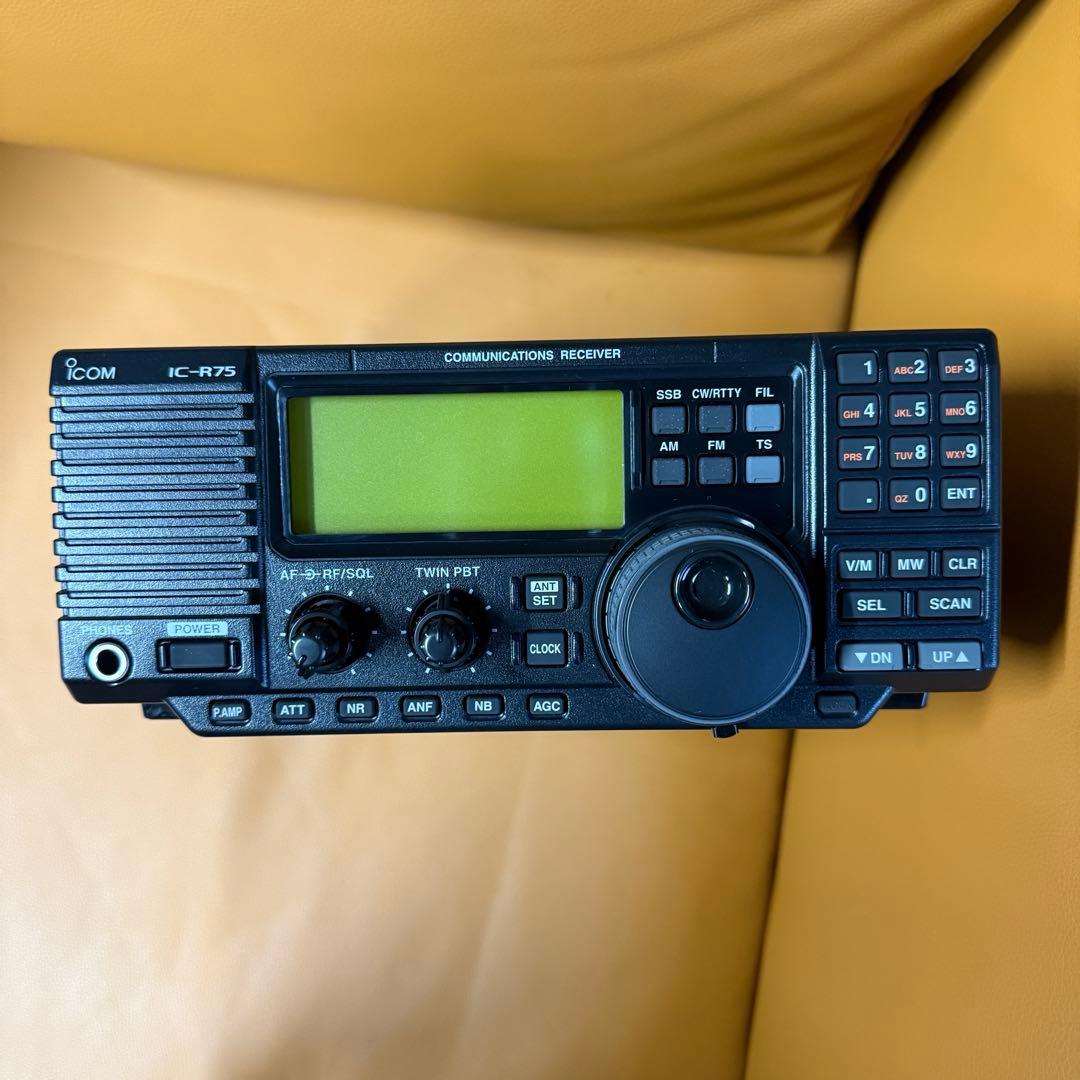 ICOM IC−R75 ／AD-55J 完動・未使用品 - メルカリ