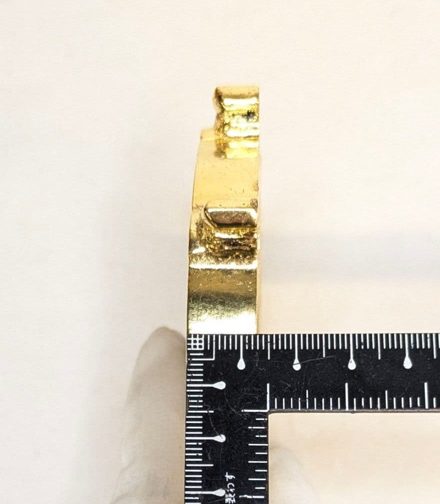 フォロー割・新品】 輪宝 木製 約12.4cm 4寸 金箔 宗派紋 定紋 法輪