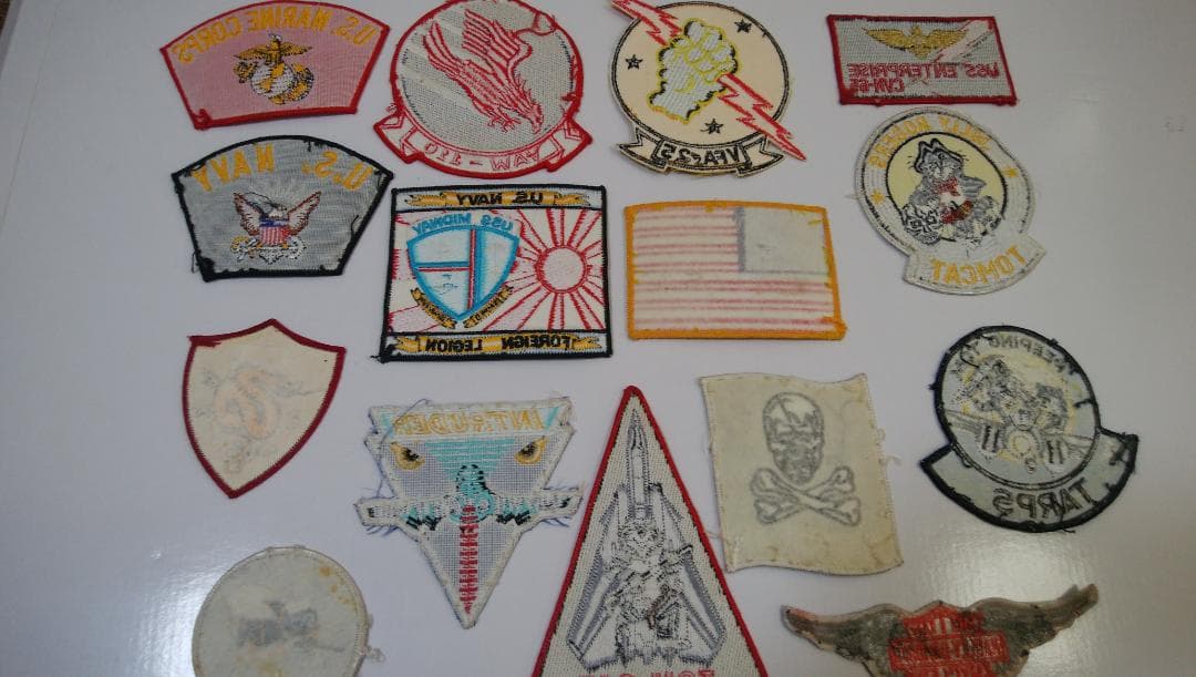 ミリタリー　ワッペン　15枚　トップガン　F14　トムキャット