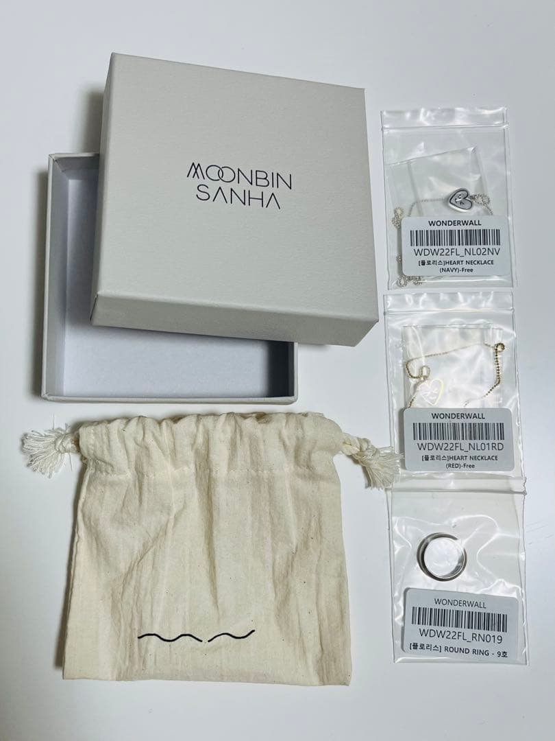 moonbin & sanha wonderwall アクセサリーセット