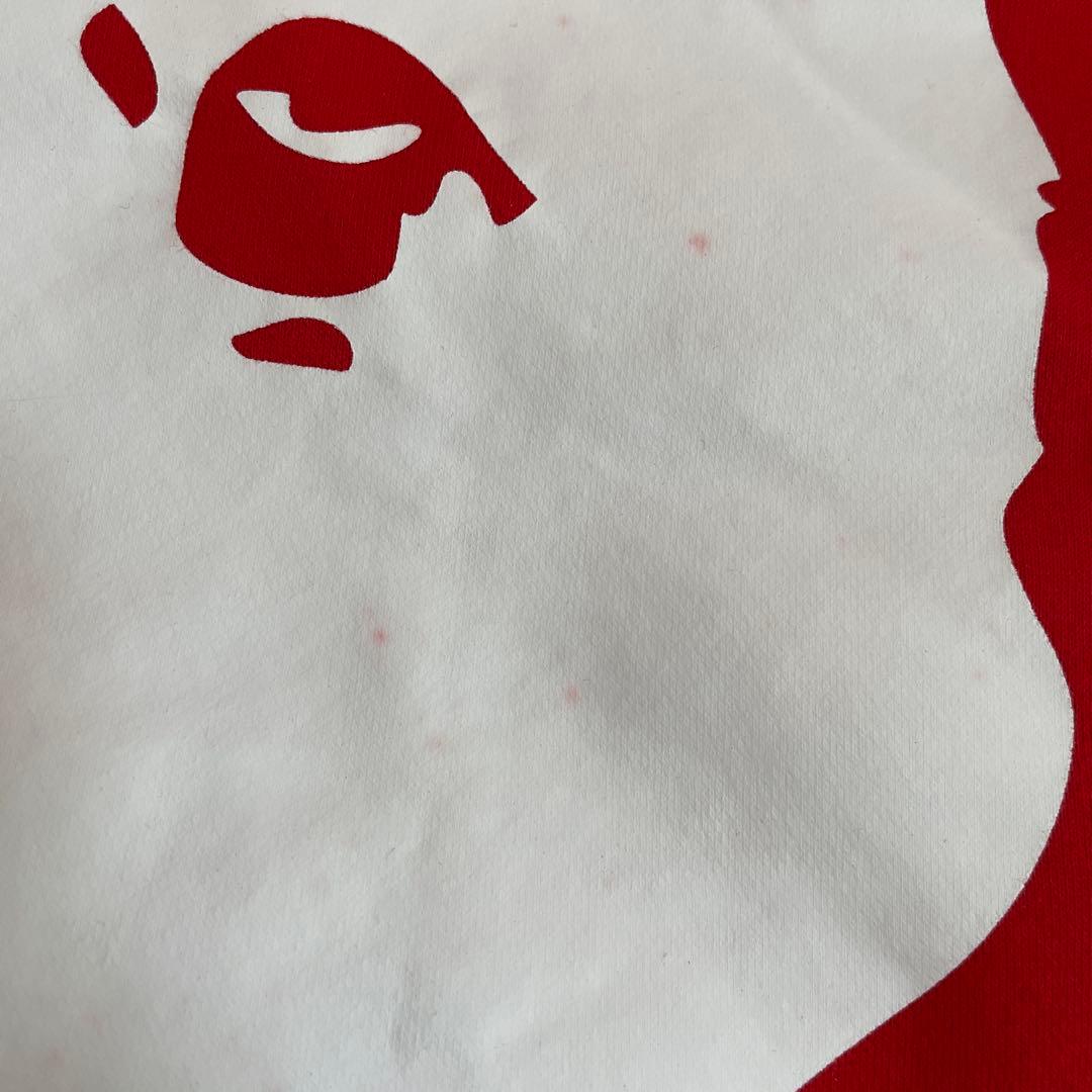 激レア アベイシングエイプ Champion コラボ パーカー 赤 M