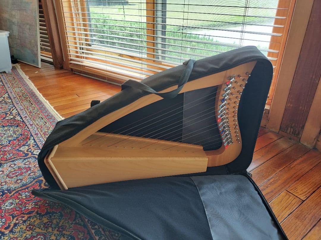 クリスハープ　15弦　ケース　備品付き