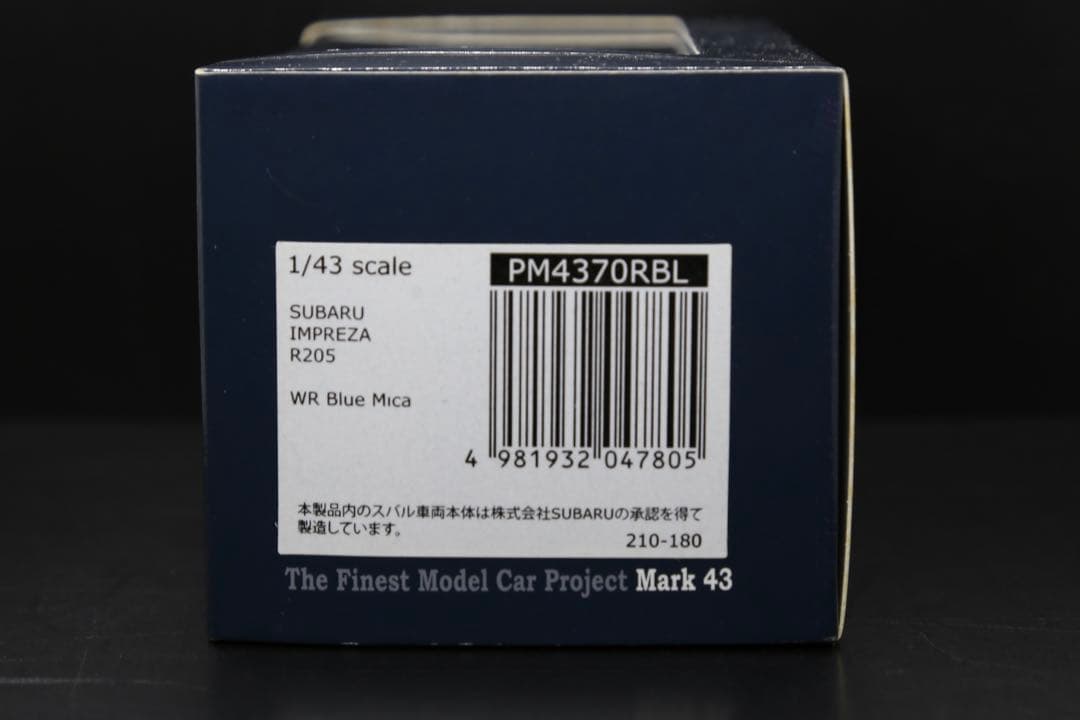 ミニカー MARK43 / SUBARU IMPREZA R205