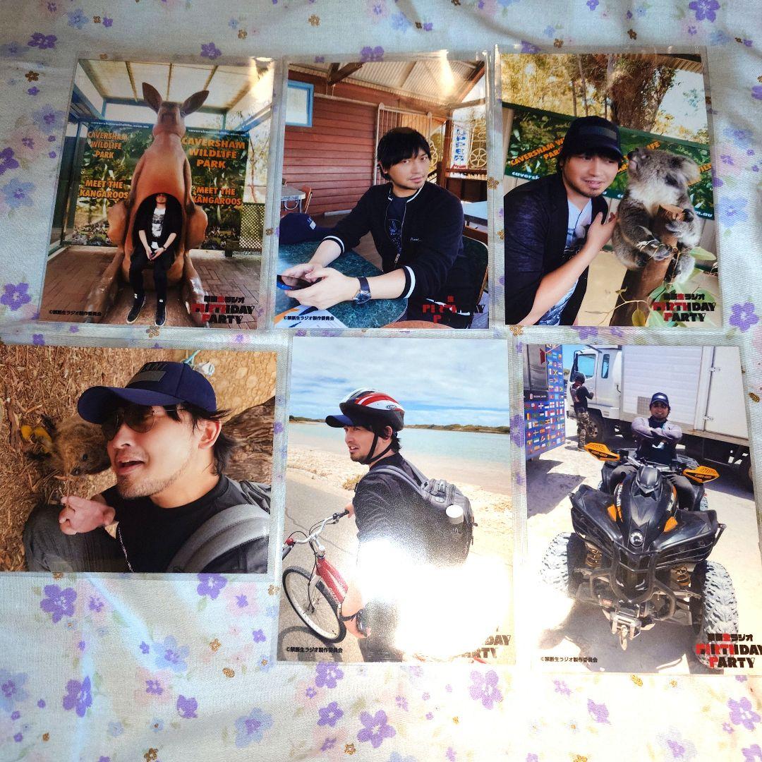 禁断生ラジオ　in PERTH　アクリルスタンド　ブロマイド25枚　缶バッジ