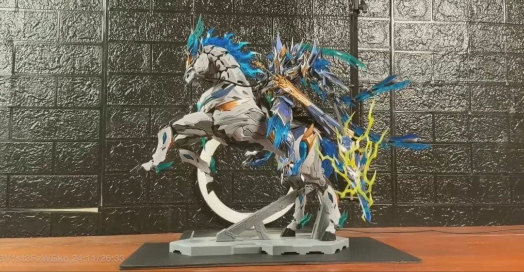 1/100 摩動核 天佑星 龍胆虎将 趙雲＋馬セット 新品未