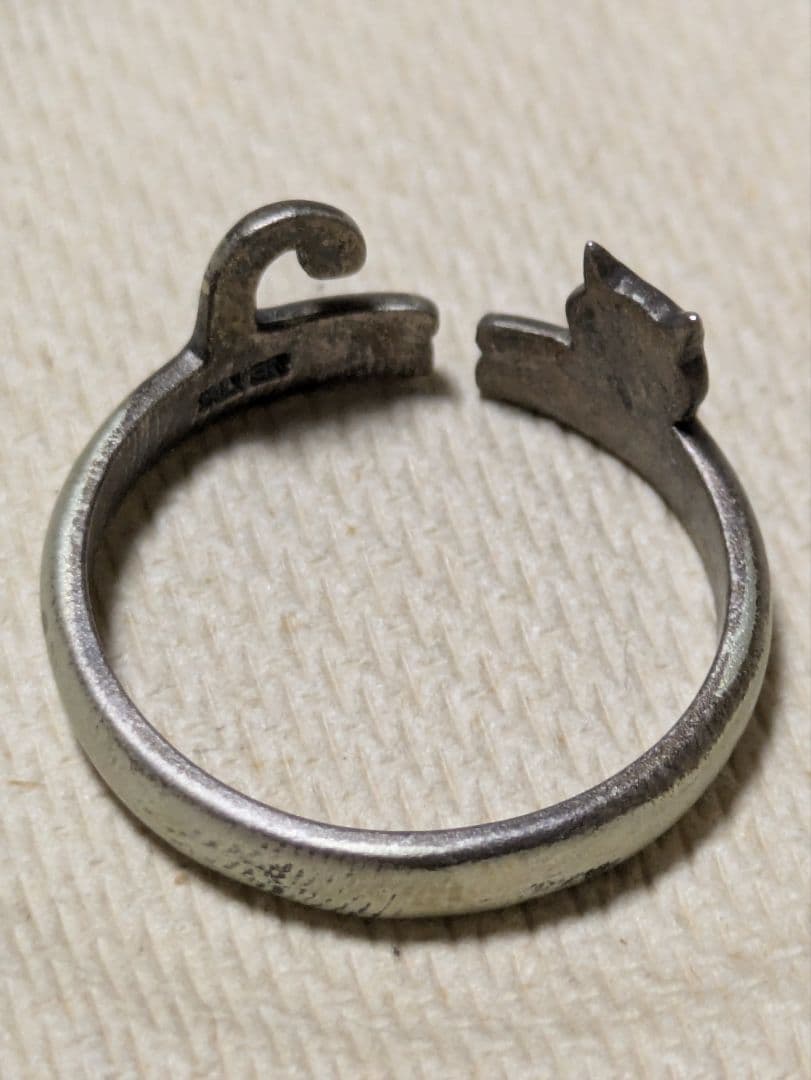 レア】椎名林檎さん『シルバー猫リング』 レア】椎名林檎さん