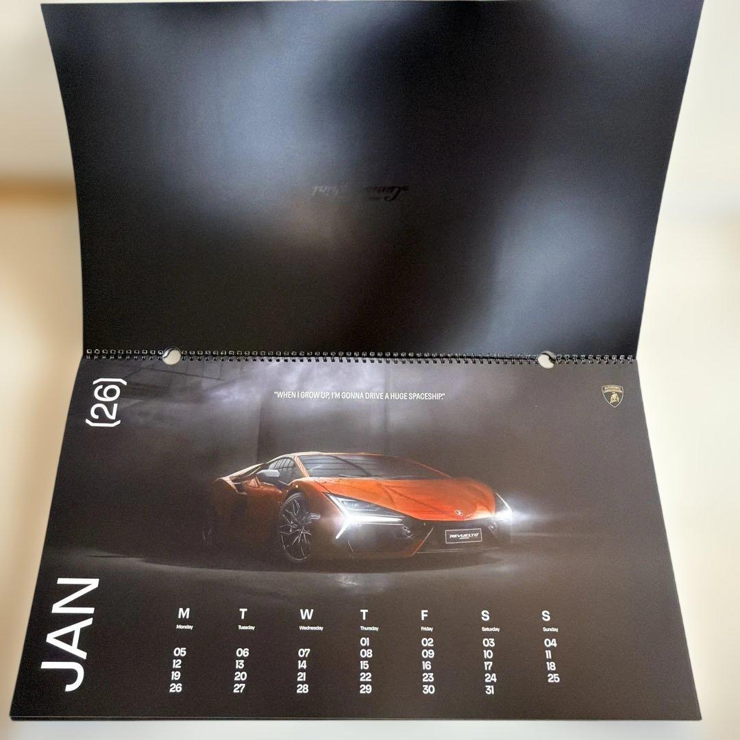 非売品】2026年/ランボルギーニ/壁掛けカレンダー/大型