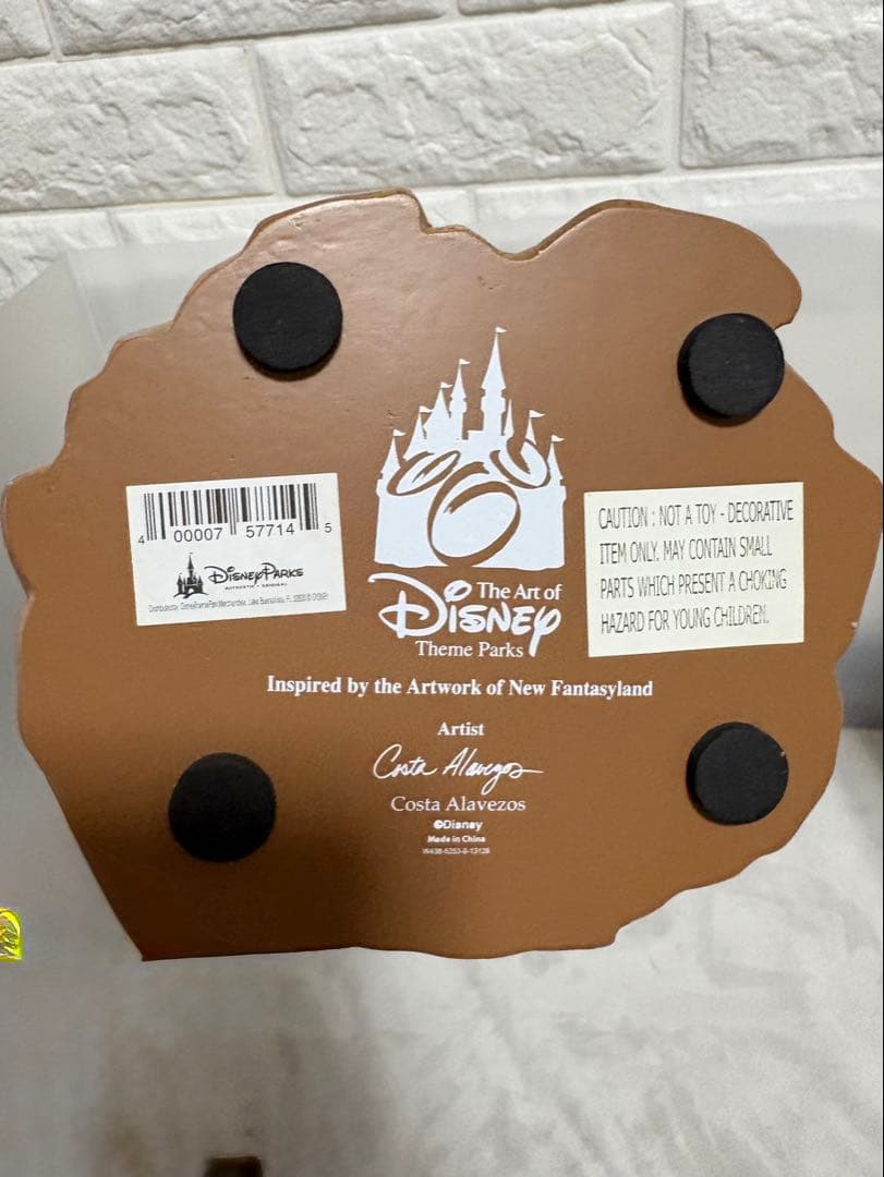 ミ*ク様 美女と野獣 ガストン＆ル・フウ フィギュア 銅像 訳あり