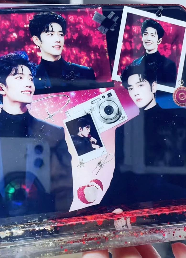 新作❣️肖戦 2番スタジオ　新両面レジン九宫格玄関置物❣️3点❣️確認用0119