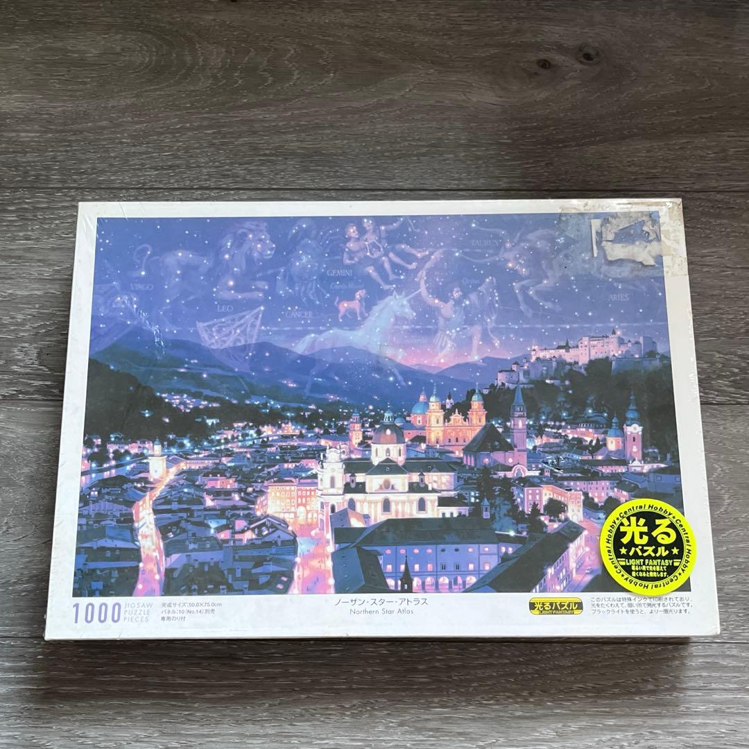 笹倉鉄平　ノーザンスターアトラス　1000ピース　光るパズル 笹倉鉄平 ノーザンスターアトラス 1000ピース 光るパズル