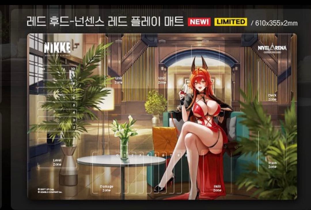 勝利の女神 NIKKK レッドフード 限定 プレイマット nivel arena