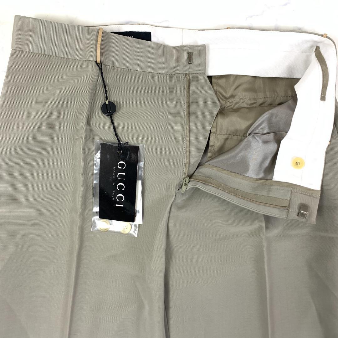 LA5286 新品タグ付き グッチ スラックス チノパン ベージュ 42
