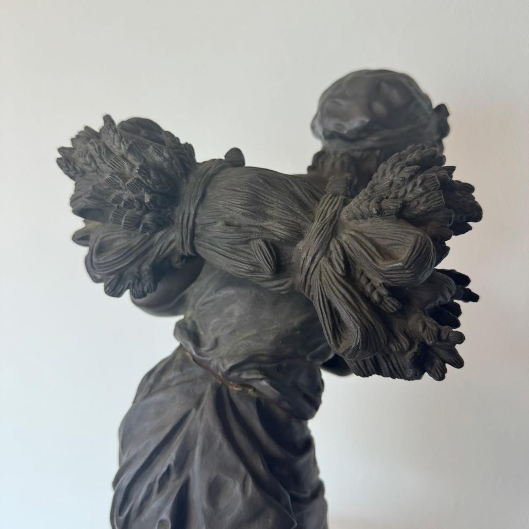 たぬき様専用 E◇美女像 ブロンズ 置物 刻印あり 銅製 美品 - メルカリ