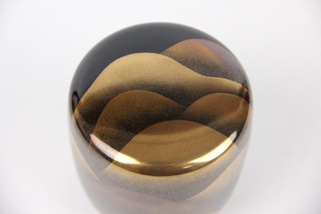 一后一兆 作 落款あり 遠山蒔絵棗 内梨地 共箱布 茶道具 EG1-13 - メルカリ