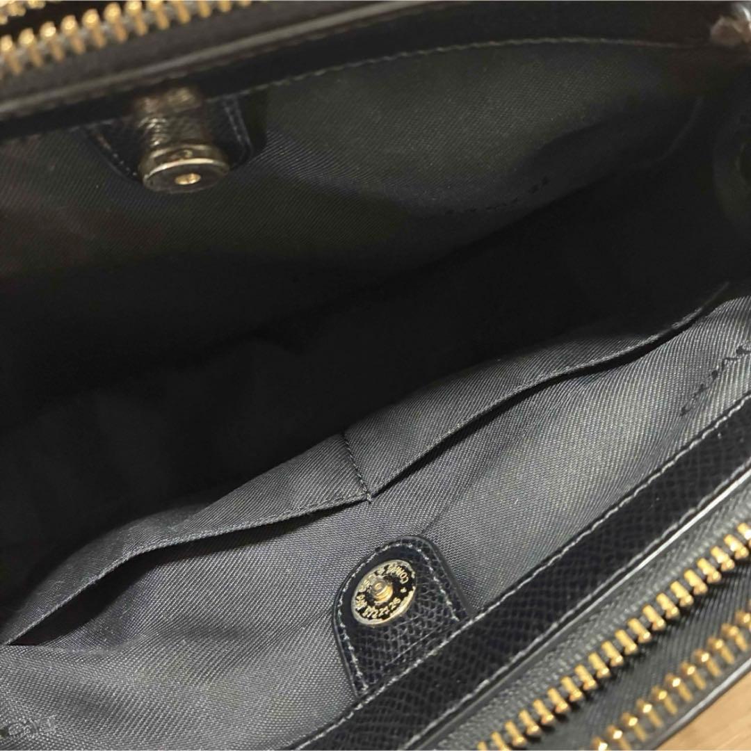 COACH（コーチ）2WAYハンドバッグ ショルダーバッグ 斜掛け レザー 黒