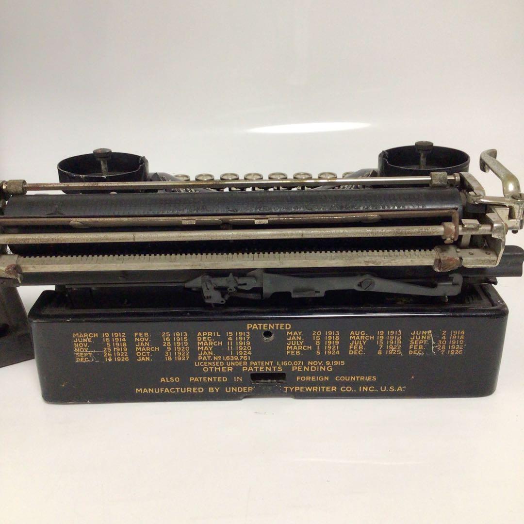UNDERWOOD ポータブルタイプライター レトロ ビンテージ アメリカ製