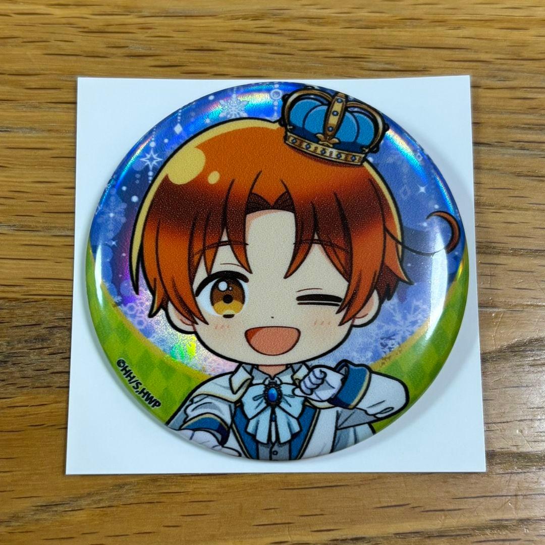 開封済】ヘタリア コラボカフェ ミニキャラオーロラ缶バッジ イタリア