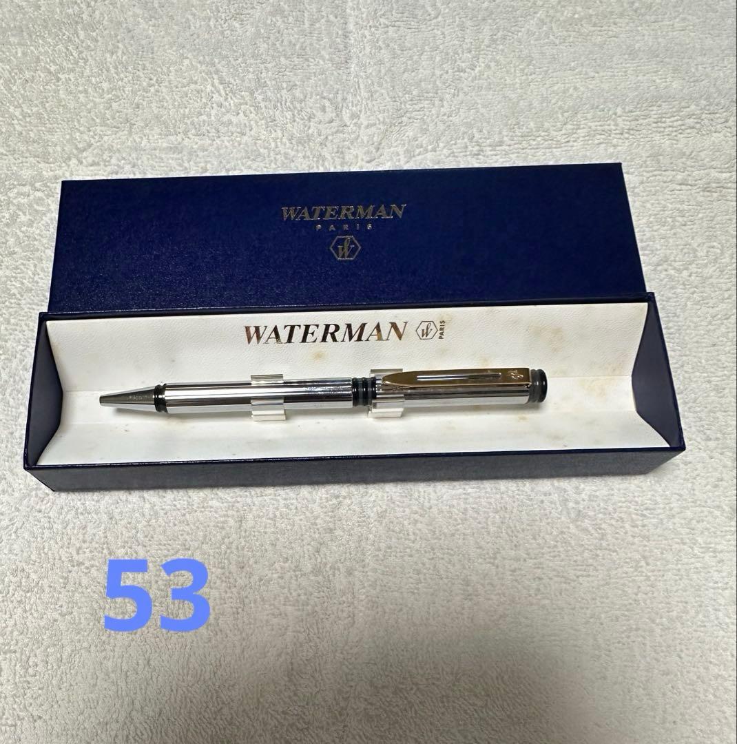 WATERMAN ボールペン シルバー - メルカリ